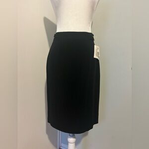 Jones New York Woman’s Black Wool Pencil Skirt, Size 4